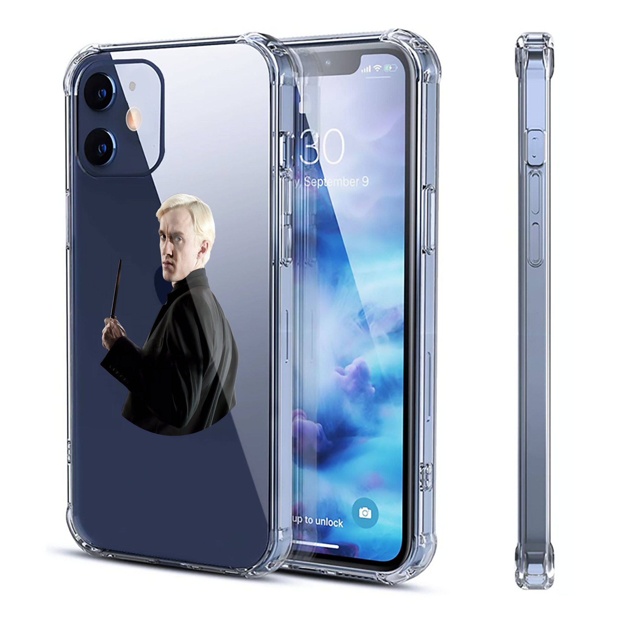 （画像用） Harry Potter ハリー・ポッターシリーズ 【iPhone 12シリーズ対応】透明スマホケース（クリアソフトケース）